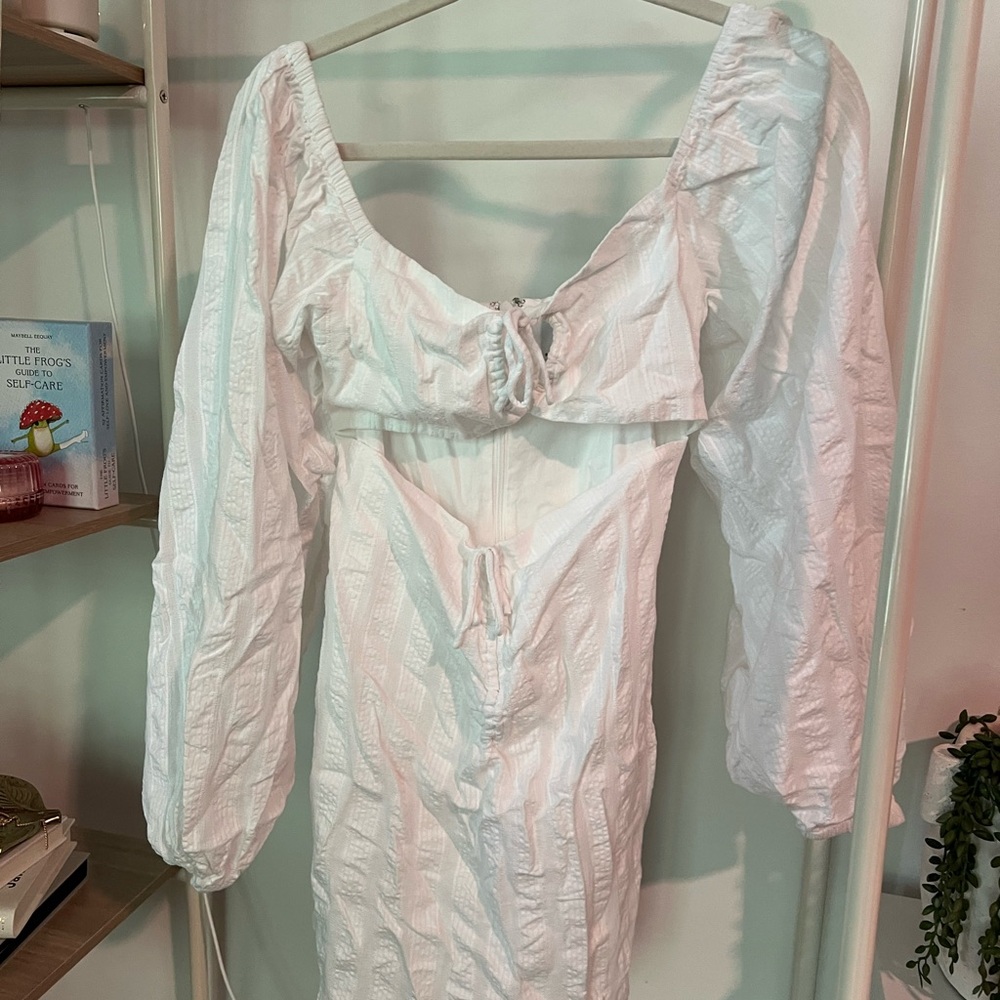 Sabo Skirt White Mini Dress